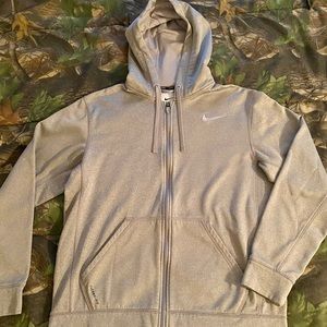 Nike Therma-Fit men’s grey zip hoodie